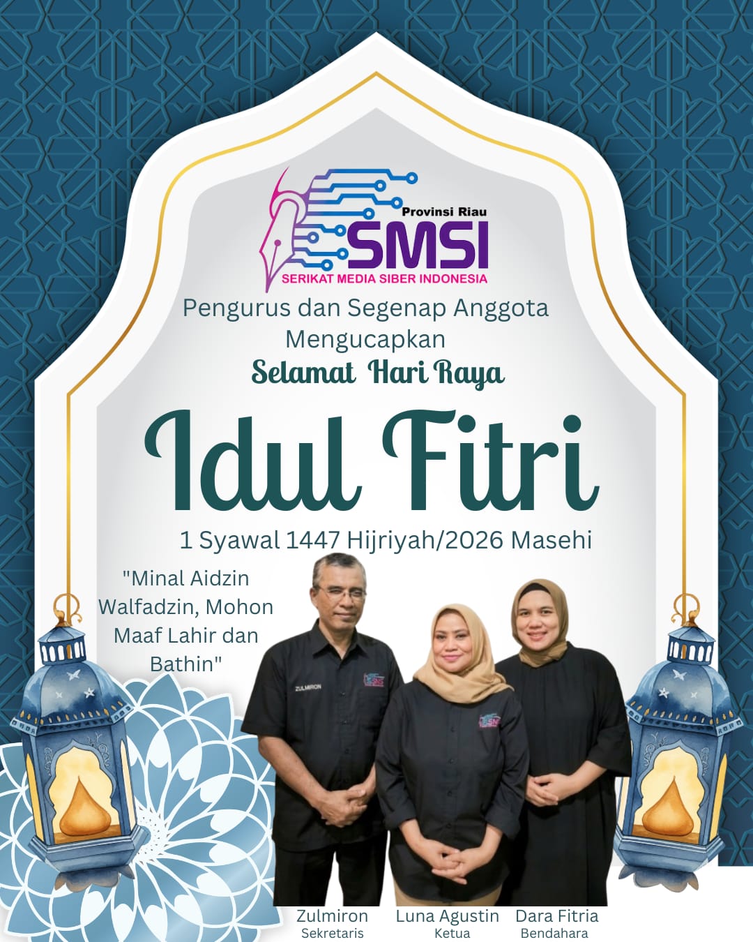 Iklan Lebaran SMSI Riau 2026